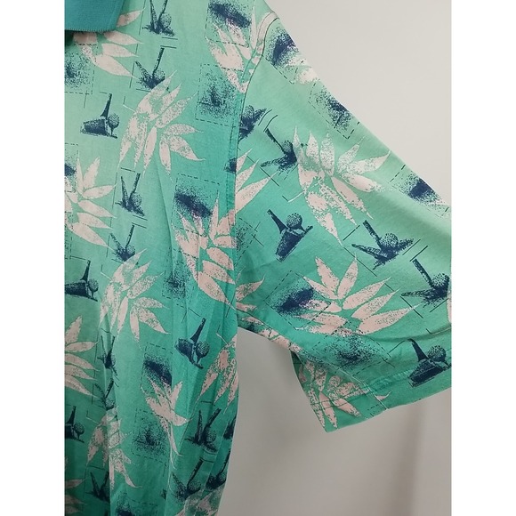 Wedge Mens Golf Polo Short Sleeve Shirt Casual XL - Picture 3 of 5